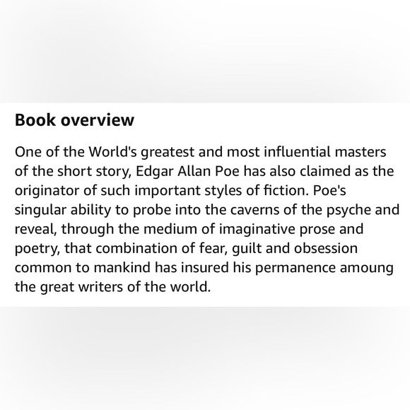 Hardcover Book Edgar Allen Poe Collection Faux Leather Bound Green with Gold - Picture 11 of 12